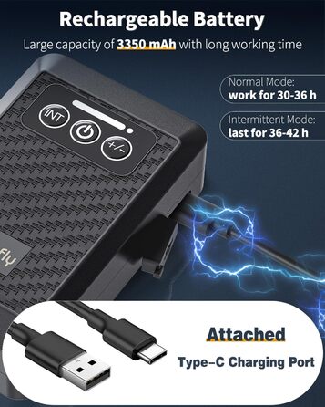 Акумуляторний повітряний насос Pawfly для акваріума, USB-зарядка, тиха аераційна помпа 3Вт для 40-230 л, портативна для риболовлі та аварійного живлення
