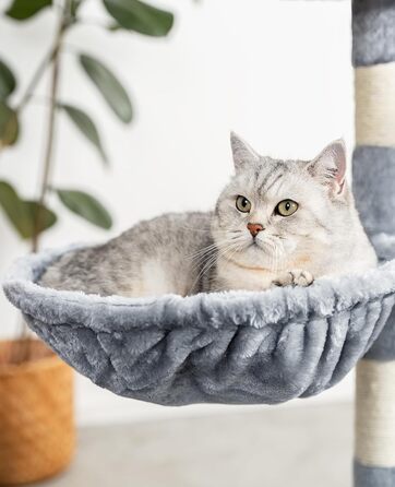 Лежанка для кота з м'якого плюшу на будь-який котячий будиночок, Ø 40 см, 25 см глибина, металевий каркас, 15 см глибина, світло-сірий колір