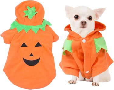 Костюм Гарбуза на Хелловін для собак та котів, кумедний одяг для тварин, для маленьких собак, котів, цуценят, розмір XL