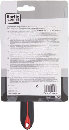 Видальник ковтунів Karlie Entfilzer з ручкою, 8x7.5x3.5 см, червоно-чорний