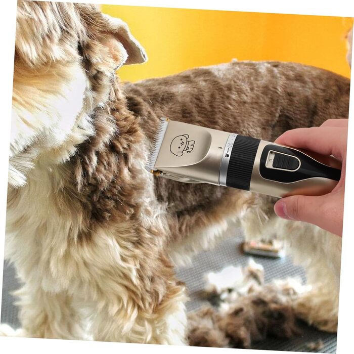 Електрична машинка для стрижки собак BESPORTBLE - титанове лезо, тиха робота, для догляду за тілом, вухами та обличчям