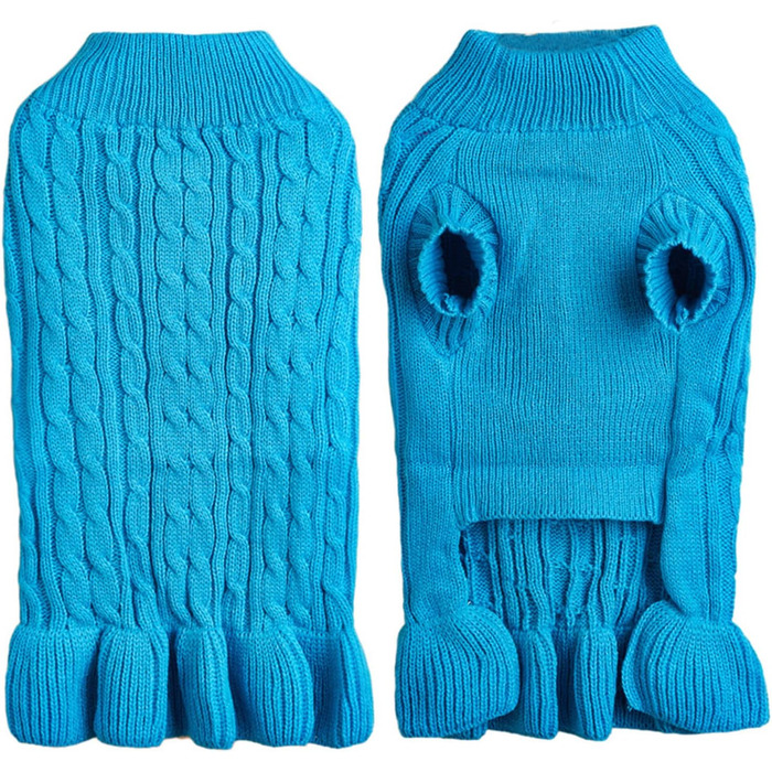 Пуловер для собак маленьких порід: теплий зимовий одяг для чихуахуа, йоркширського тер'єра та інших