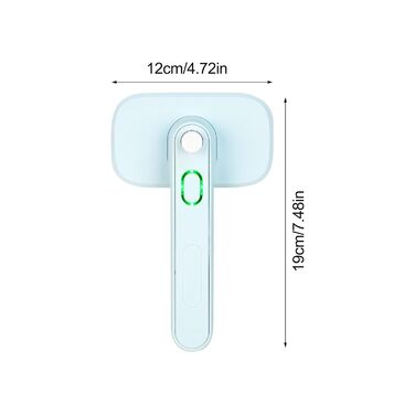 Щітка для видалення шерсті самоочищується - для собак та котів, довге та коротке волосся, дружня до шкіри