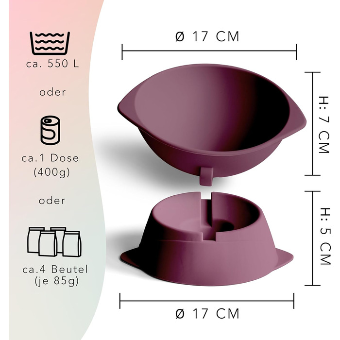 Підвищений миска для кота з регульованим нахилом | Силіконовий миска для кота | Миска для кота, що піднімається