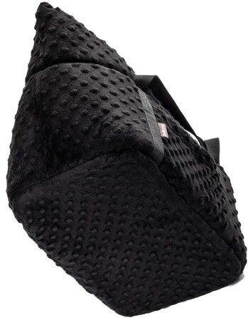 Сумка-переноска для собак та котів чорного кольору (Minky), L (15 кг) - 42 x 29 x 33 см