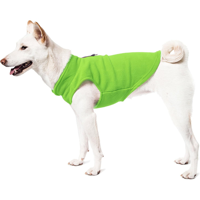 Тепла жилетка для собак Gooby з кільцем, рожевого кольору, розмір L, для маленьких собак, дівчаток або хлопчиків. Зручна флісова жилетка-куртка для собак, теплий зимовий одяг.