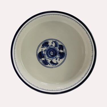 Набір мисок для корму та води для собак та котів SYNWISH, 14.7 x 18.3 x 6.1 см, блакитний та білий