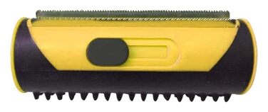 Набір щіток для грумінгу домашніх тварин 3 в 1: для собак та котів, видалення підшерстка, для довгої та короткої шерсті (жовтий)