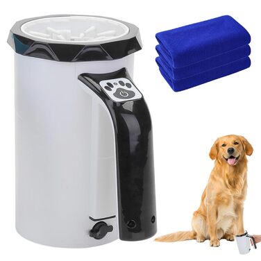 Автоматичний мийка лап для собак Ruyiczb: зручна очистка лап для собак та котів, чорна