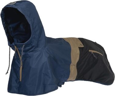 Водонепроникна куртка для собак Baja Coastline з капюшоном, легка та регульована, великі породи, розмір 65 (XL)