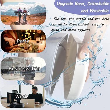 Автоматичний диспенсер корму та води для собак та котів, 3.8 л, 2-в-1, сірий