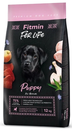 Сухий корм для цуценят Fitmin Dog For Life Puppy, 12 кг