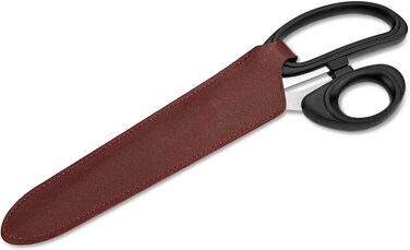 Ножиці для хвоста коня Equimour – професійні ножиці з нержавіючої сталі | Точний зріз для густого хвоста | Ергономічна ручка & чохол з веганської шкіри | Аксесуар для догляду за хвостом коня