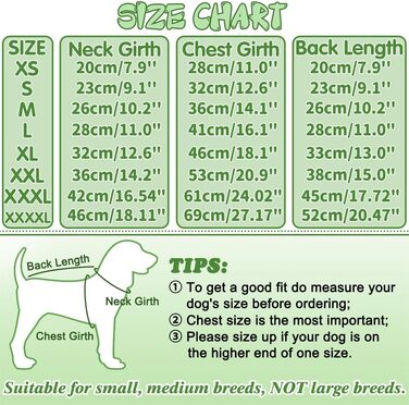 Пуловер для собак EMUST великих порід, еластичний, з рукавами, теплий роллік для осені та зими, зелений XL