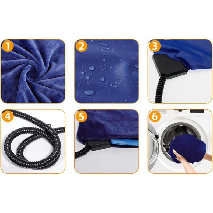 Нагрівальний килимок для котів та собак YOUTHINK - електричний, 7 температурних режимів, водонепроникний IP67