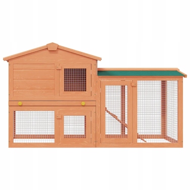 Будник для кроликів 145x45x84 см, зелений