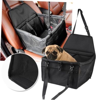 Сумка-переноска для тварин Toyvian: зручна та безпечна у подорожах. Підходить для котів, собак та цуценят. Має дихаючу сітку та регульований поводок.