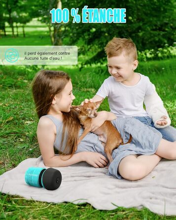 Складана пляшка для води для собак Lesotc 520 мл, блакитний колір, для прогулянок та подорожей