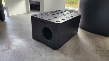 Великий будинок для кота Piocelan, міцна тепла будка 60x40x30 см