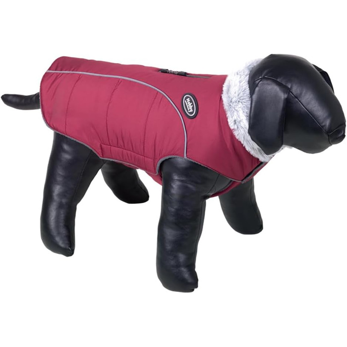 Ноббі ALVA - теплий халат для собак, червоний, 26 см