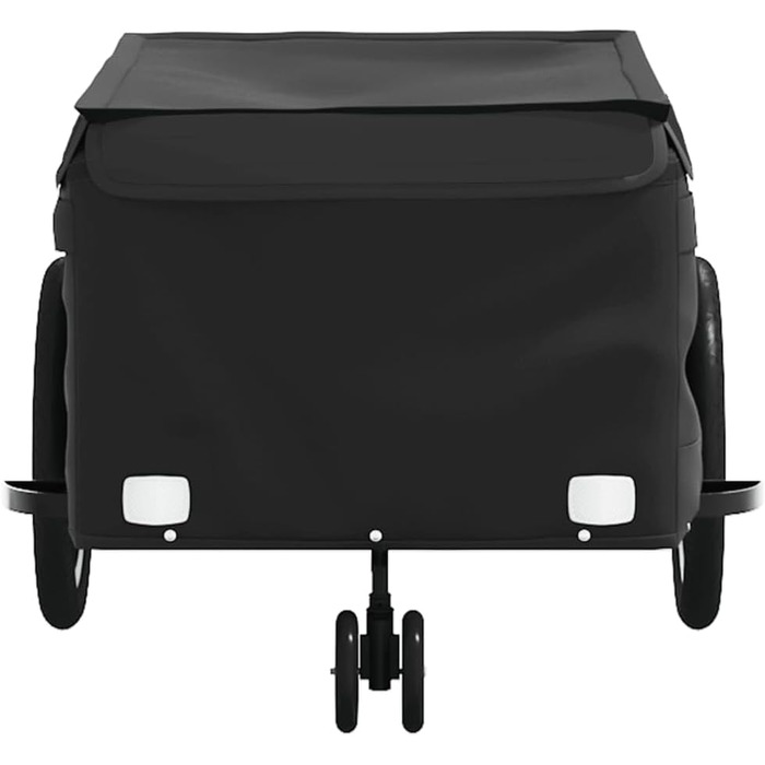 Причіп для велосипеда для собак, транспортний причіп, чорний, 45 кг, сталь, для щоденного транспортування, універсальний, легко монтується