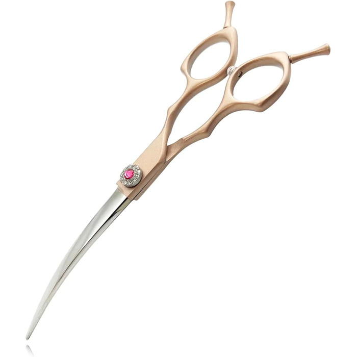 Набір професійних ножиць для грумінгу собак: прямі, вигнуті, розріджуючі (40%-50%)