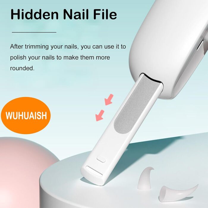 Регульовані ножиці для обрізання кігтів домашніх тварин з 4 розмірами, захистом від травм, прихованим напильником та неслизькою ручкою для собак, котів та дрібних тварин