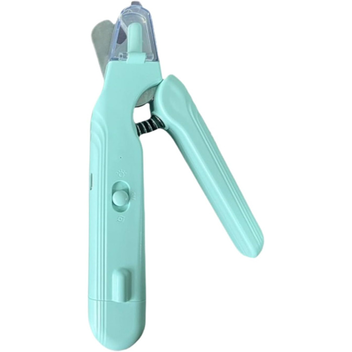 Електричний триммер для собак Krallenschneider - набір для догляду за кігтями з LED-підсвічуванням (світло-зелений)