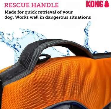 Спасальний жилет для собак Aqua Pro, розмір M, безпечний, зручний, регульований, з ручкою, для плавання