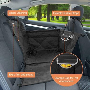 Автокрісло для собак XhuangTech Extra Stabiler – міцне, водонепроникне, для собак маленьких та середніх порід