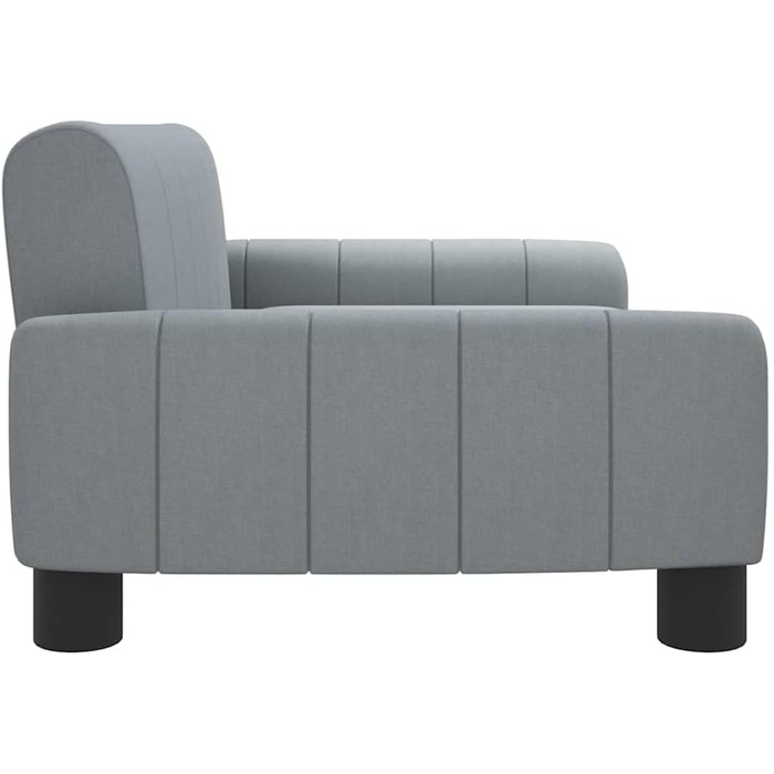 Крісло-ліжко для собак, м'яке ліжко для тварин, ліжко-софа для маленьких собак, котів, сірого кольору, тканина, 70 x 45 x 30 см