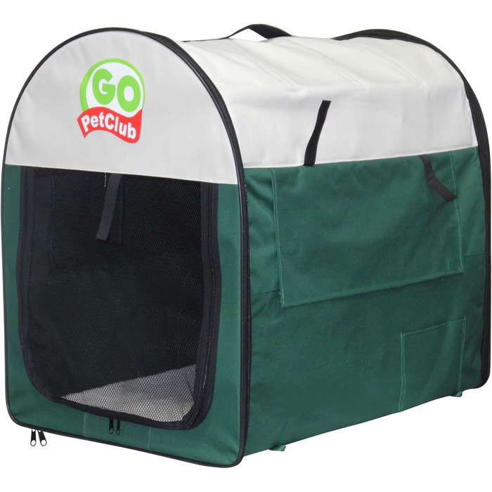 М'яка переноска для собак Go Pet Club, 61 см, зелена