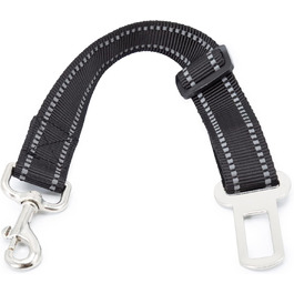 Автомобільний поводок для собак Пудель: регульований нейлоновий ремінь, металевий кріплення, безпечний та надійний (малий)