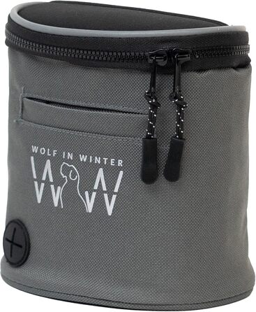 Сумка для ласощів Quickdraw для собак – сумка для дресирування з тримачем клікера та диспенсером для відходів – зручна сумка для ласощів для собак – міцна, світловідбивна (Чорна)