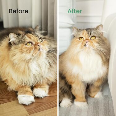 PawRake - щітка для котів та собак на період линьки, для середньої та довгої шерсті, делікатна до шкіри, легка