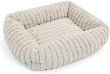 Крісло-ліжко для собак Wallace & Jones Mary - Пісок | M | 71 x 58 x 18 см | М'яке місце для сну, кошик для собак