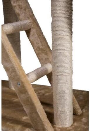 Дряпка для котів San Marco 260 см з печерою та полицями, коричнева