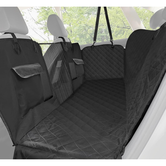 Чохол на сидіння автомобіля для собак Lupex, захист для тварин, Oxford, нековзний, водонепроникний, з кишенями