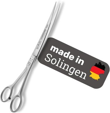 Ножиці для собак EHASO, вигнуті, нержавіючі, 22 см, матові