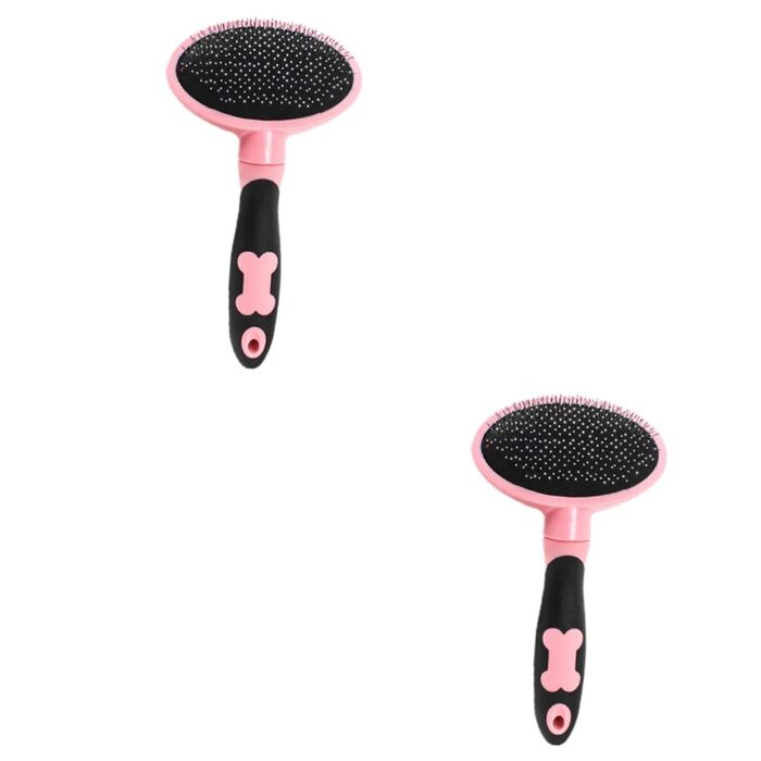 Щітка для котів та собак Happyyami: 2 шт. для догляду за шерстю, масажна, для довгошерстих, ефективне розчісування та очищення