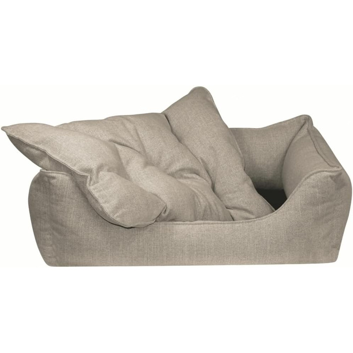 Лягу для собак Eco Dog Grey - знімний чохол та наповнення, які можна прати, для суглобів, м'який, міцний, преміум-якість, Made in Germany, розмір XL, сірий XL