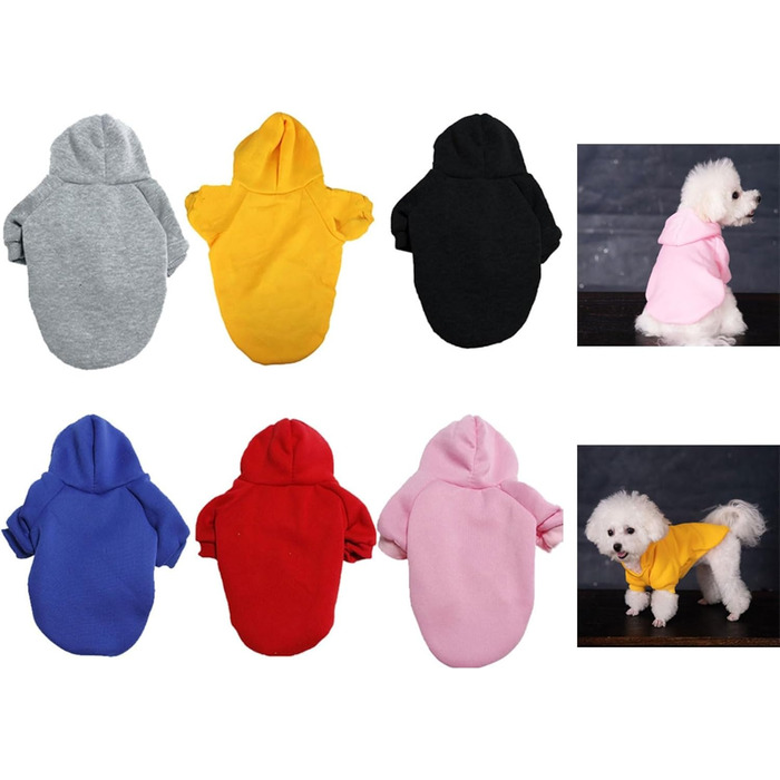 Теплий спортивний пуловер з капюшоном для собак: теплий зимовий костюм для маленьких, середніх та великих собак і котів, рожевий, 9XL