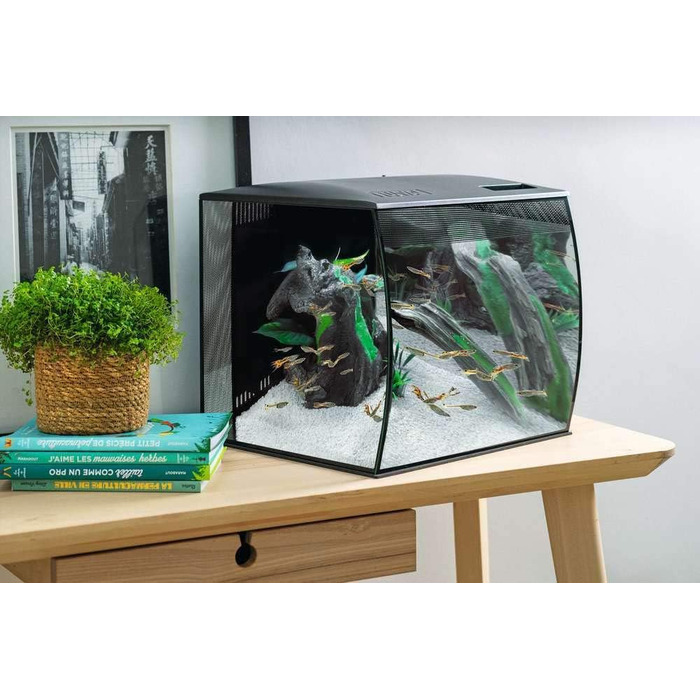 Акваріум FLUVAL Flex LED 57 л, чорний, без тумби
