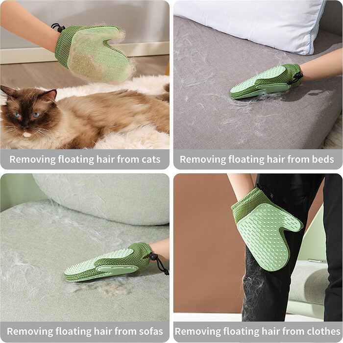 Набір для догляду за котами: бездротовий тример для шерсті, ножиці для грумінгу, тиха модель (сріблястий)