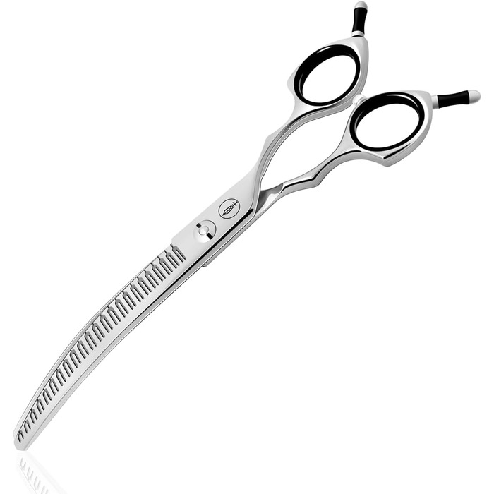 Ножиці для грумінгу собак HASHIMOTO, 42 зубці, витончене прорідування (50%), 17.8 см, легкі, для швидкого видалення об'єму та природного вигляду