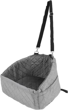 Автокрісло для собак Ejoyous: піднятий крісло для маленьких та середніх собак до 15,9 кг, знімний, з піною з пам'яті, сірий