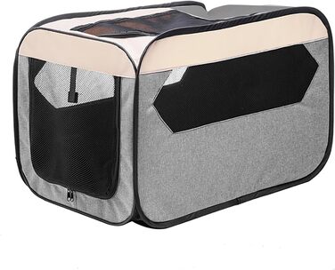 Складана переносна водяна переноска для собак та котів, 600D, XL (80x56x56 см), сіра