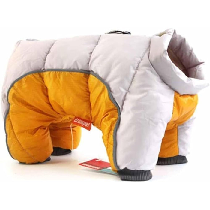 Жовтий теплий зимовий водонепроникний одяг для собак, куртка для собак, велика, середня, маленька, для дому та вулиці, жовтий, розмір L