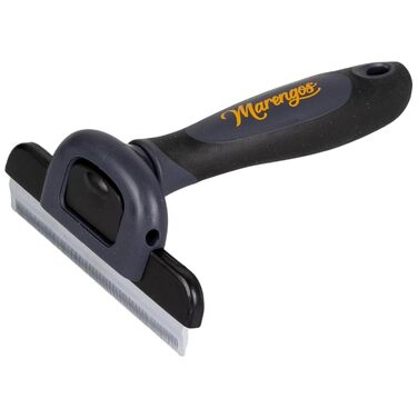 Гребінець для шерсті коня та собаки Marengos | Видаляє підшерсток та зимове хутро | Здорове шкірне покриття та блискуча шерсть | Гребінець для гриви коня | Допомога у линянні коней та собак | Аксесуари для коней