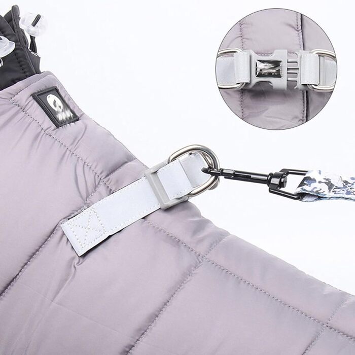 Зимовий одяг для собак - тепла куртка, вітрозахисний жилет, зимовий костюм, піжама для собак (жовтий, M)